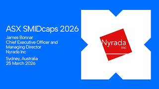 ASX SMIDcaps Conference March 2026 | Nyrada Inc (ASX:NYR) Wealth