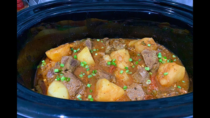 Carne con Papas en Olla de Cocción Lenta / Crock Pot