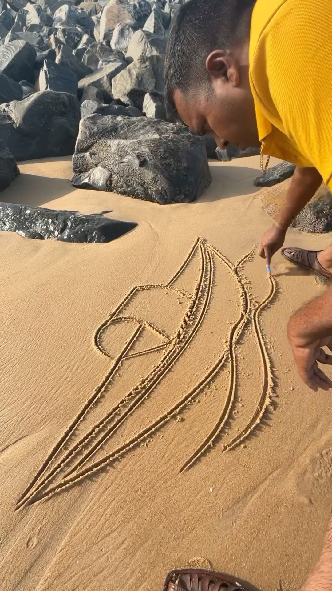 Draw a boat ? using number 2 #art #shorts
