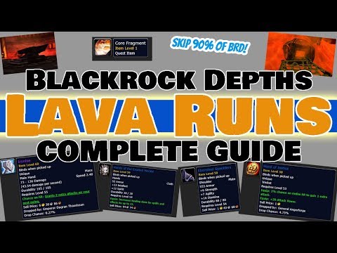 COMPLETE LAVA RUN GUIDE - Blackrock Depths - Everything you need to know! Fast Ironfoe/HoJ Farming