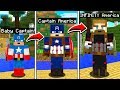 LIFE OF CAPTAIN AMERICA IN MINECRAFT!