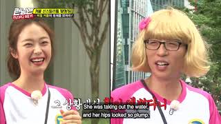 [RunningMan] Ep 364_0820_Jae Suk spits out the water