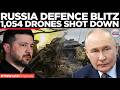 RUSSIA UNLEASHES FIRE 164 Targets Hit As 1,054 Drones Intercepted In Massive Strike Wave