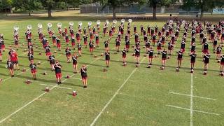 Pride of Oklahoma band prepares for gameday in triple-digit heat