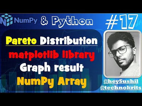 How to use Pareto Distribution using matplotlib and seaborn library Python NumPy Array Hindi