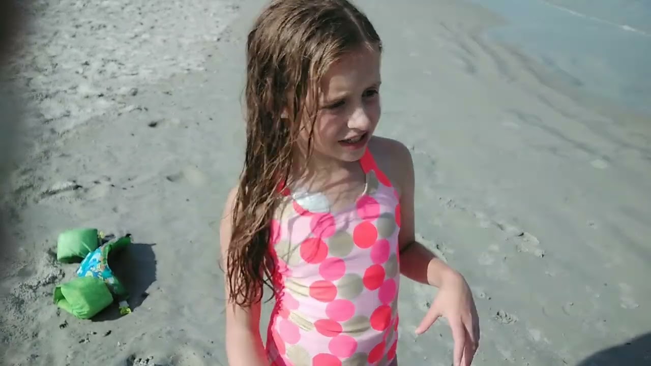 Gymnastics: On the beach