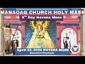 CATHOLIC MASS  OUR LADY OF MANAOAG CHURCH LIVE MASS TODAY April 22, 2026  a.m. Novena Mass
