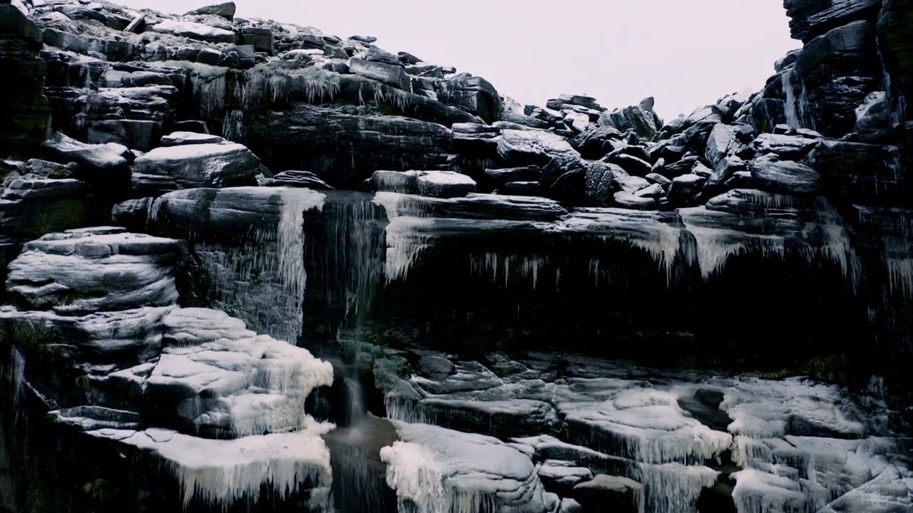 Winter Drone Footage of Kinder Scout Horseshoe Route | January 2025 Peak District