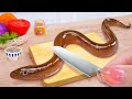 Best Unagi Sushi Roll 🍣 How To Make Miniature Grilled Eel Sushi 💗 Japanese Food Tina Mini Cooking