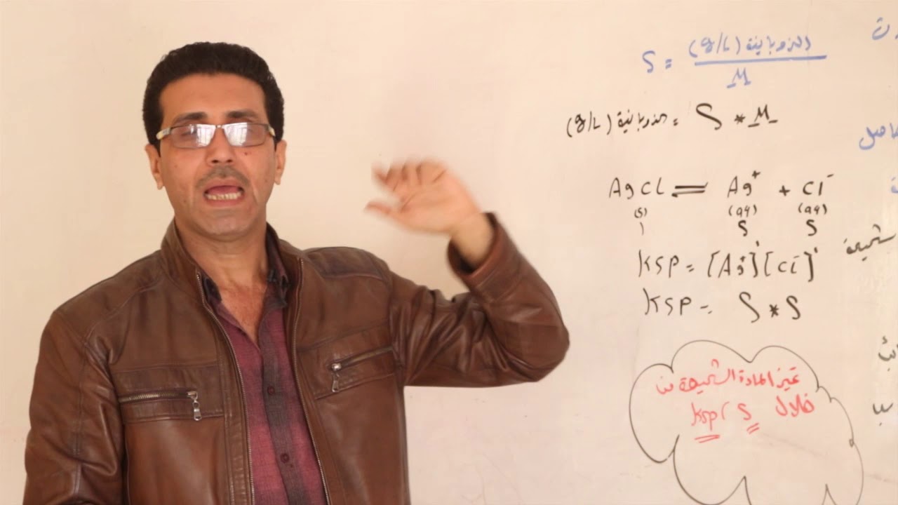 الذوبانيه وثابت حاصل الاذابه /الفصل الثالث