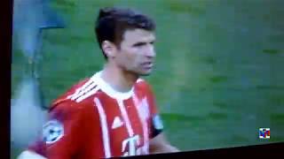 primeiro gol do  Bayern München contra o real madrid pela lingua dos campeões