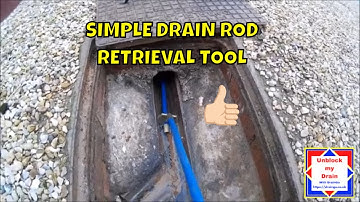 Simple Drain rod retrieval tool
