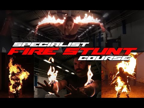 2-day Specialist Fire Stunt course at the European Stunt School 2017
