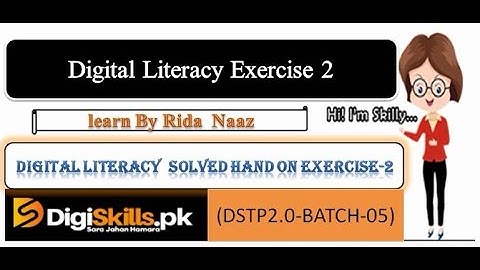 Digital Literacy Hand