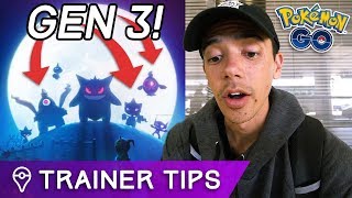 GEN 3 RELEASED FOR HALLOWEEN EVENT IN POKÉMON GO!!