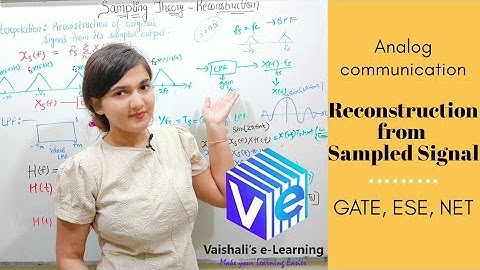 L 67 | Reconstruction from Sampled Signal | Sampling & Reconstruction | Sampling Theorem | GATE ESE