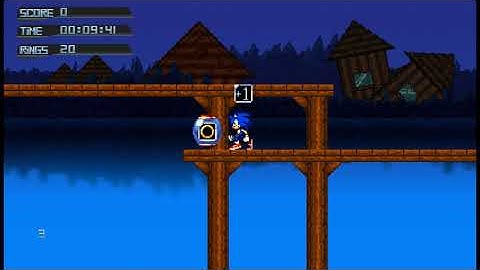 Modern Sonic Engine on Game Maker 8.0