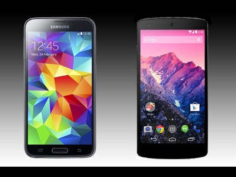 Samsung Galaxy S5 vs. Google Nexus 5