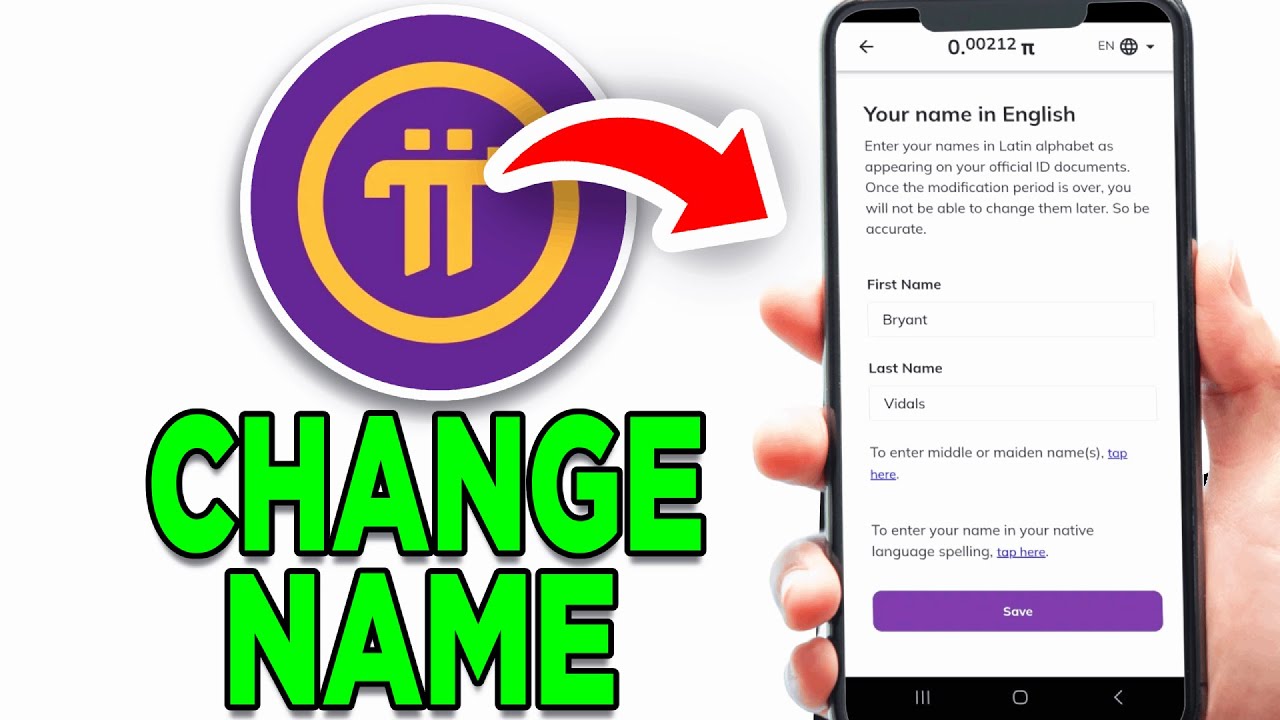 How To Change Name In Pi Network! - Tutorial