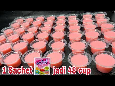 Cara Membuat Puding Nutrijel Strawberry