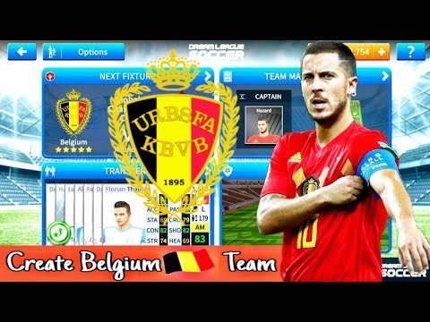 Video How To Create Belgium Team in Dream League Soccer 2019 - youtube