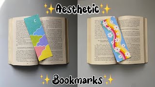 ✨Aesthetic Bookmark Painting | Easy DIY Bookmark Ideas | Tiny Art Therapy✨#art #painting 