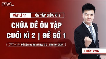 [Vật Lí 11 - SGK mới] Chữa Đề Ôn Tập Cuối Kì 2 - Đề Số 1 | Thầy VNA
