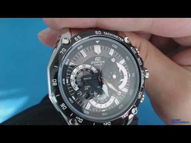 Casio Edifice Chronograph EF-550D-1AV - YouTube