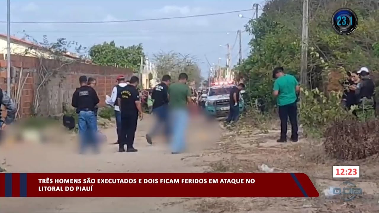 Três homens são executados e dois ficam feridos em ataque no litoral do Piauí 14 09 2023