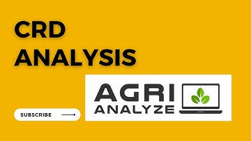 One Factor CRD analysis online