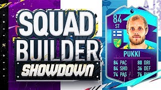 Fifa 20 Squad Builder Showdown!!! PLAYER OF THE MONTH PUKKI!!! The First Premier League POTM!!!