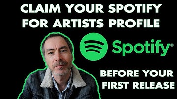 How to claim your Spotify for Artists Profile before your first release