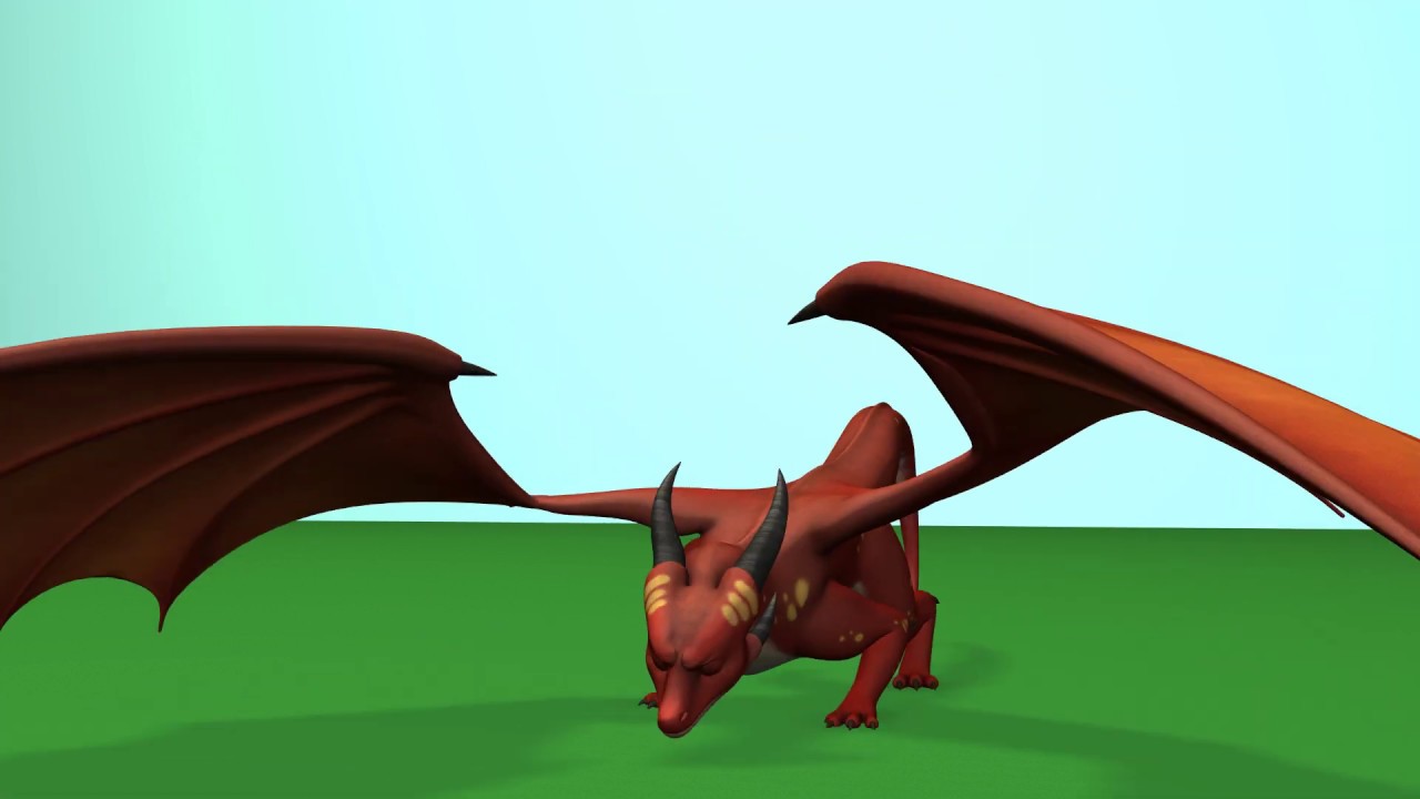 Dragon cinematic animation