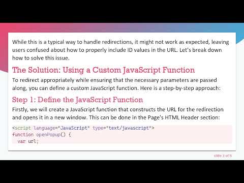 How to Redirect to a Page in Oracle APEX Using JavaScript
