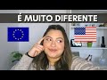 DIFERENÇA entre a VIDA na EUROPA e nos ESTADOS UNIDOS | PARTE 1 | Lizandra Costa