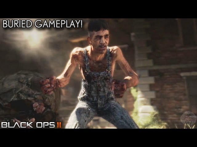 Black Ops 2 Vengeance DLC Map Pack Gameplay - Buried Zombies