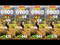 RX 6700 vs RX 6700 XT vs RX 6750 XT vs RX 6800 - 8 Game Test | Worth Upgrading?