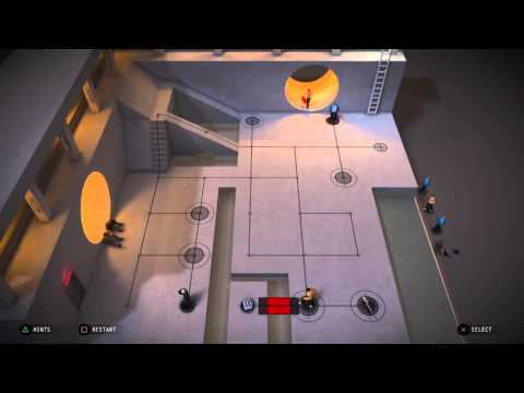 Hitman GO: Definitive Edition - Level 7-4 (All Objectives)