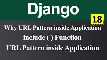 URL Dispatcher or URL Pattern inside Application in Django (Hindi)