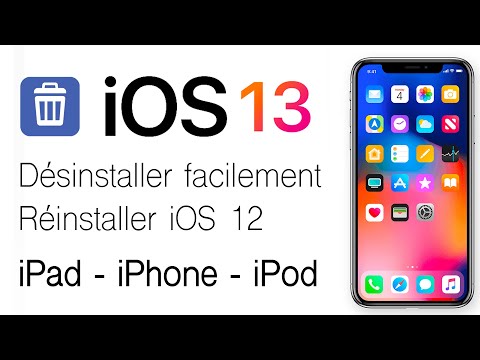 DÉSINSTALLER iOS 13 FACILEMENT ( DOWNGRADE ) et RÉINSTALLER iOS 12 APPLE IPAD IPHONE IPOD