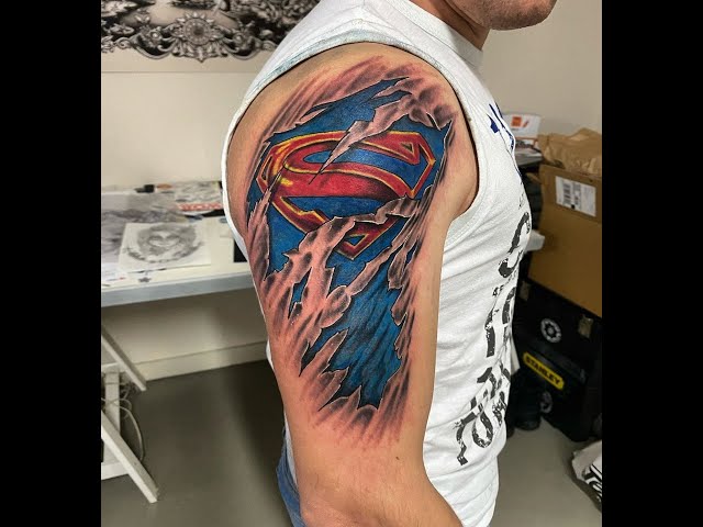 Top more than 67 superman tattoo for females latest  ineteachers