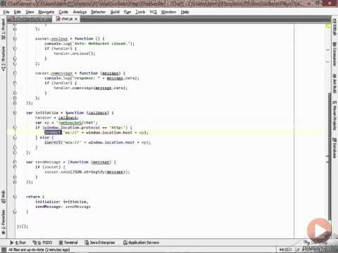 3 Intro to the Java API for WebSockets A Brief Overview of the JavaScript Code
