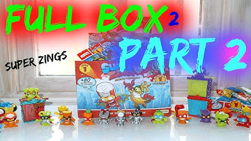 Super Zings series 1 Full box 2  [PART 2]  (Mega Unboxing)