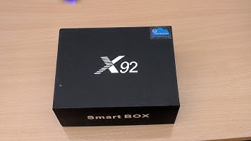 Kodi TV Box X92 Unboxing and startup