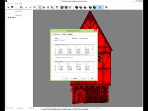Convert a 3D file to Sketchup using 3DBrowser