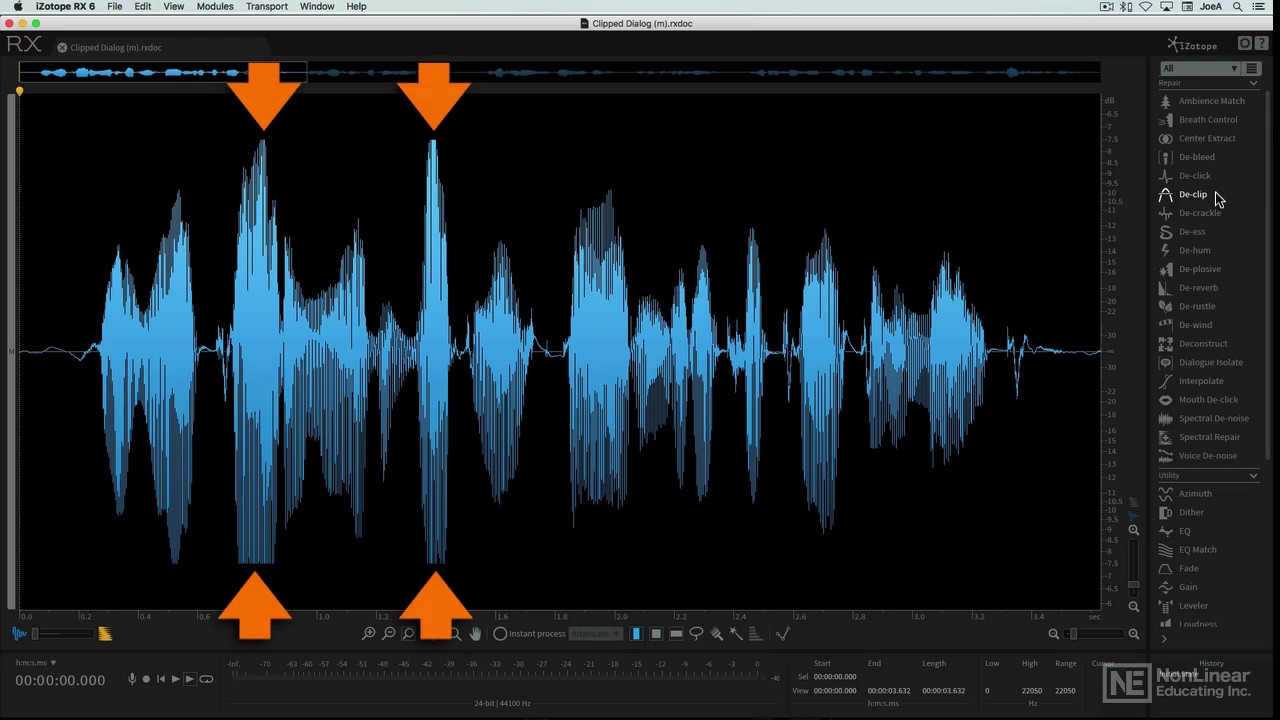 Izotope rx de clip 2017 Izotope rx de clip 2017