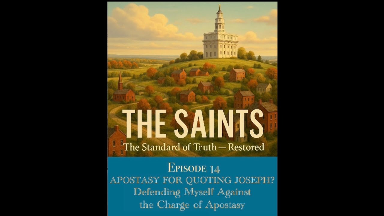 Обвинен в отступничестве за цитирование Джозефа Смита.