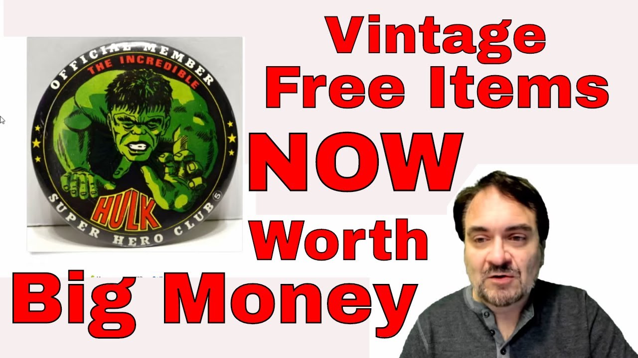 Vintage Items Given Away Worth Big Money Now