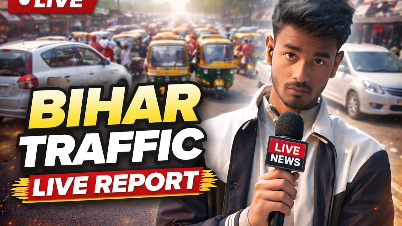 Live report of traffic on Bihar road shameless condition on Bihar traffic ⛔🚦