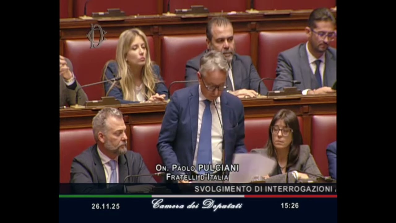 Question time Camera, il ministro Nordio risponde all'interrogazione del deputato Pulciani ed altri